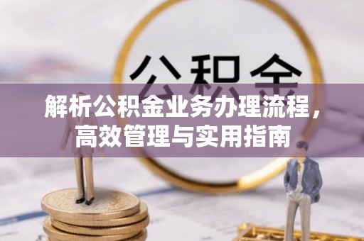 内江解析公积金业务办理流程，高效管理与实用指南